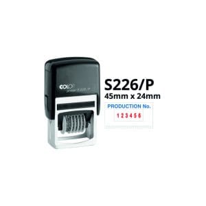 חותמת גומי קפיצית מספרון עם אופציה לכיתוב S-226P